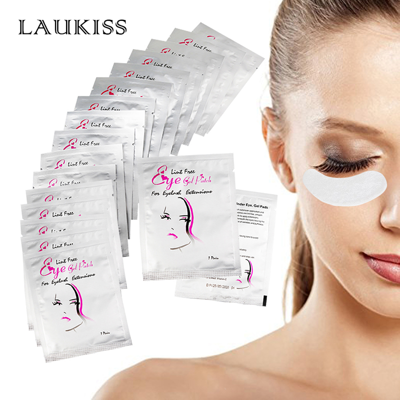 Eyelash Extension Glasses - Laukiss-almohadilla para pestañas, 50/100/200 pares, Parche