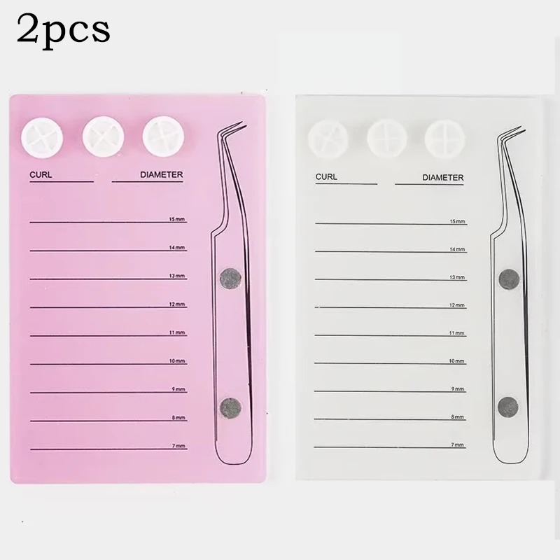 Eyelash Extension Menu - Soporte de acrílico para pestañas, bandeja
