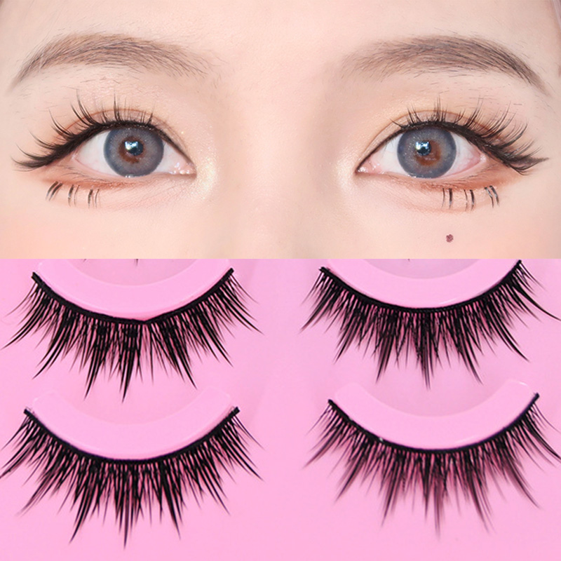 Eyelash Extension Japanese Style - 5 pares de pestañas postizas largas