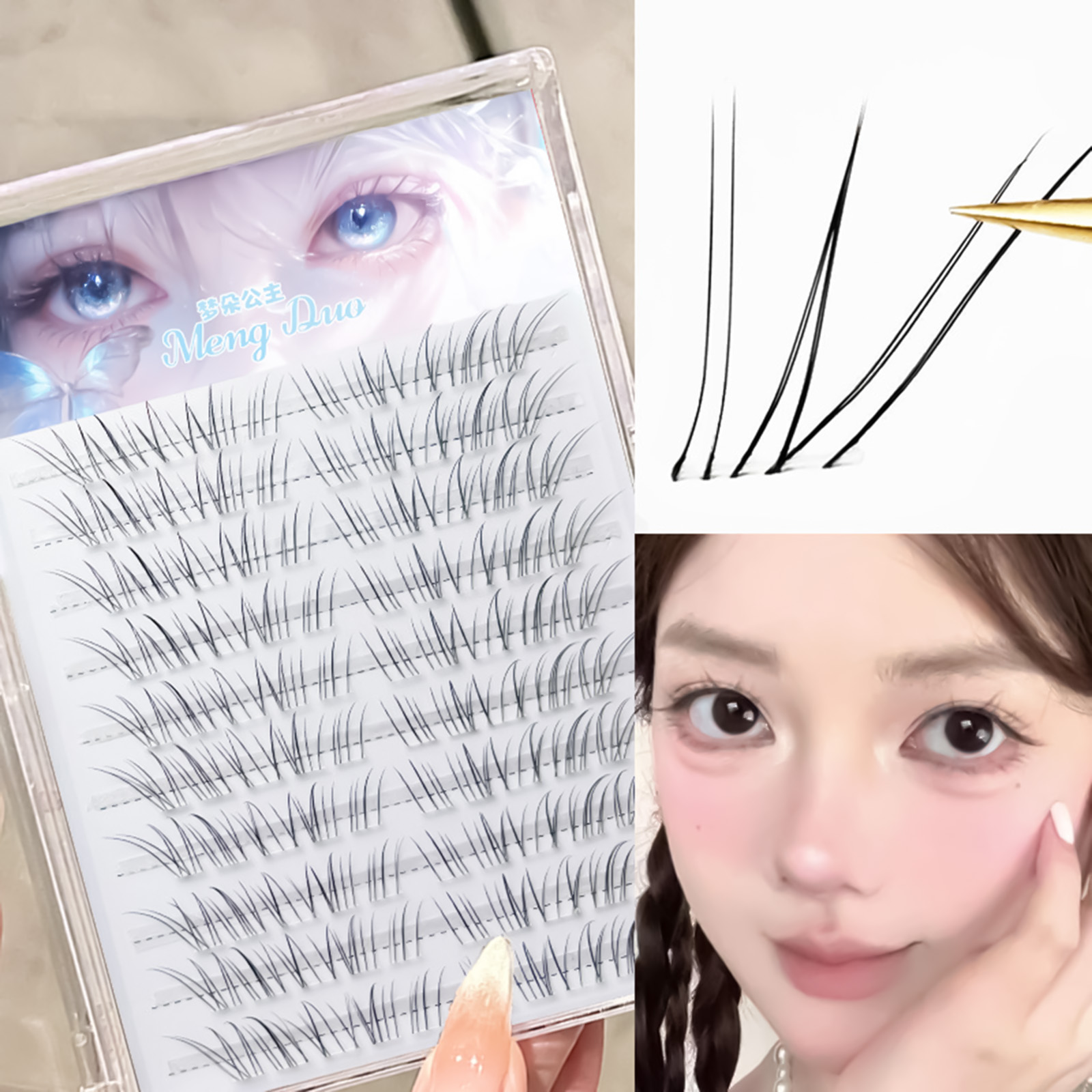 Eyelash Extension Korean Style - Pestañas postizas de estilo coreano, estilo