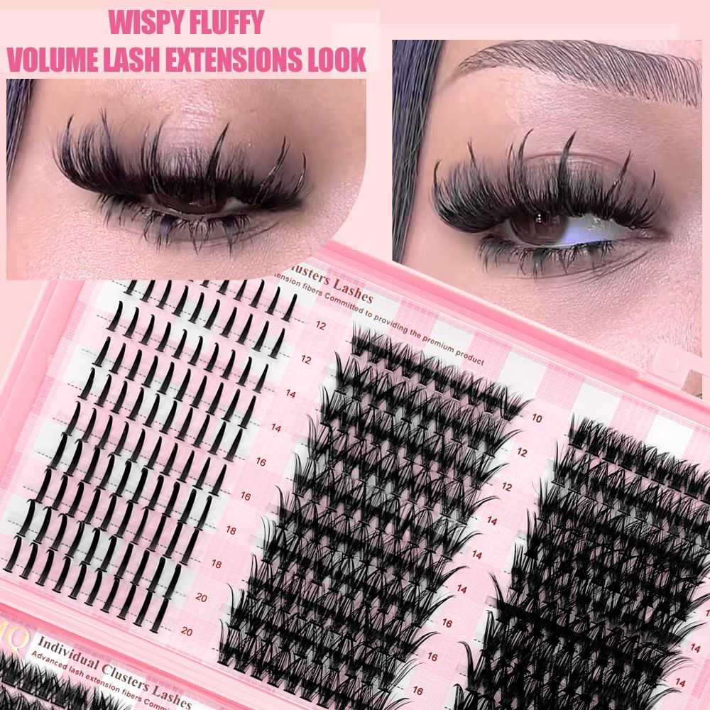 Eyelash Extension Natural Look - Pestañas Postizas de 9-16mm de Largo,