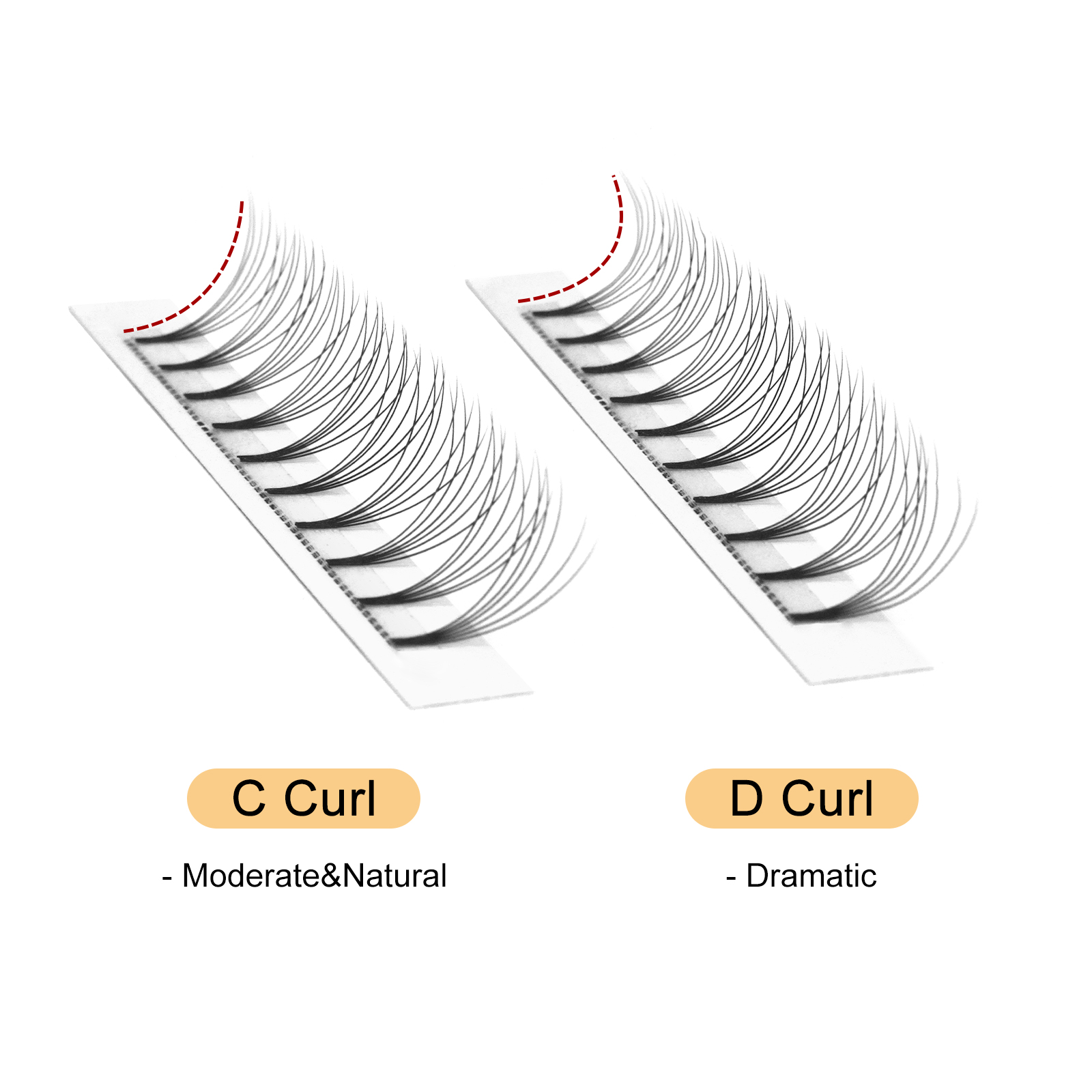 Quewel-extensiones de pestañas - Eyelash Extension C Curl reseña y precio