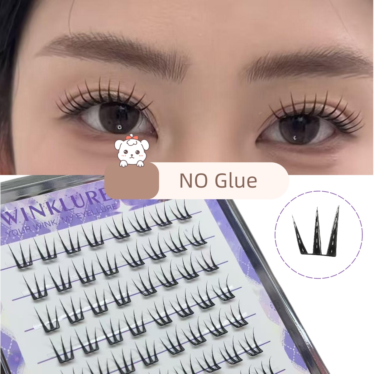 Pestañas Postizas WINKLURE No- - Eyelash Extension No 10 reseña y precio
