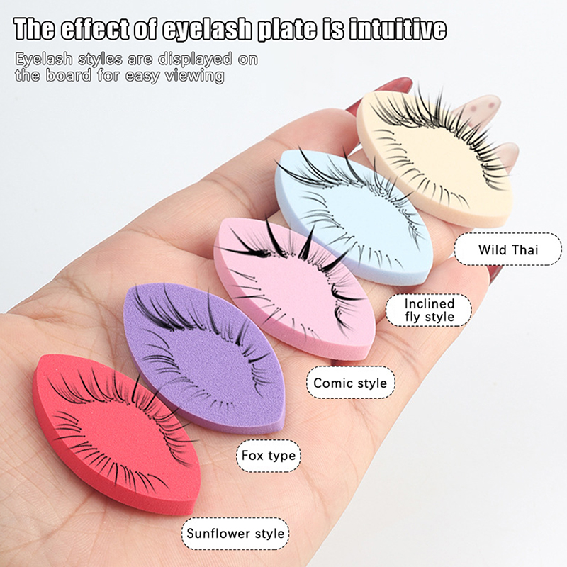 50 almohadillas de esponja sua - Eyelash Extension Menu reseña y precio