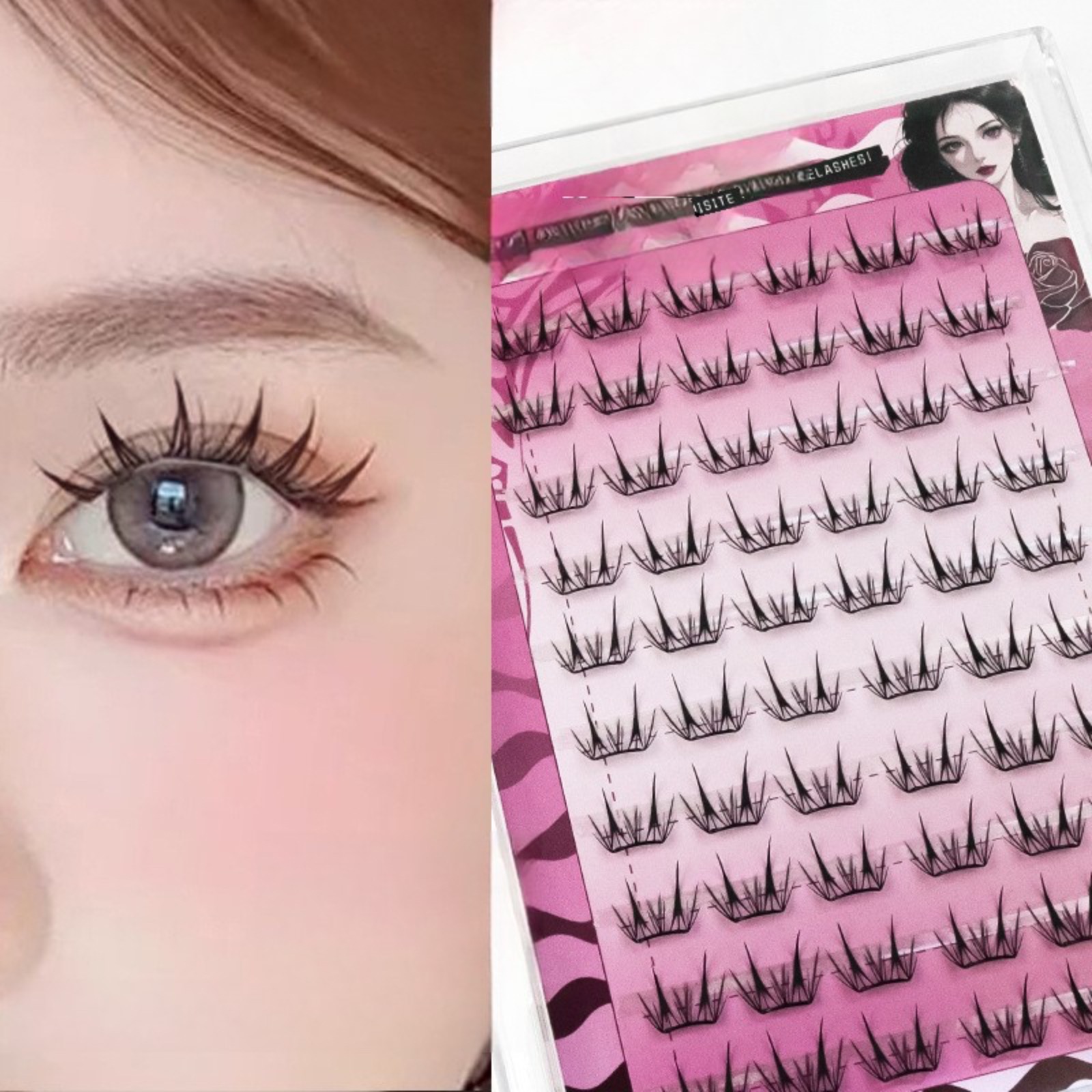Pestañas Postizas Autoadhesiva - Eyelash Extension Korean reseña y precio