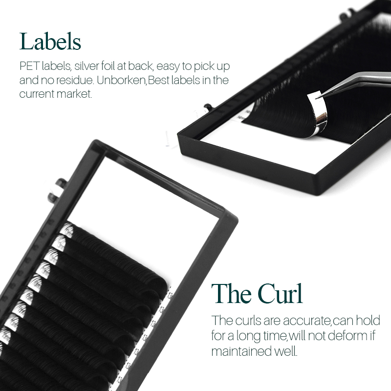 Pestañas individuales Material - Eyelash Extension Korean reseña y precio