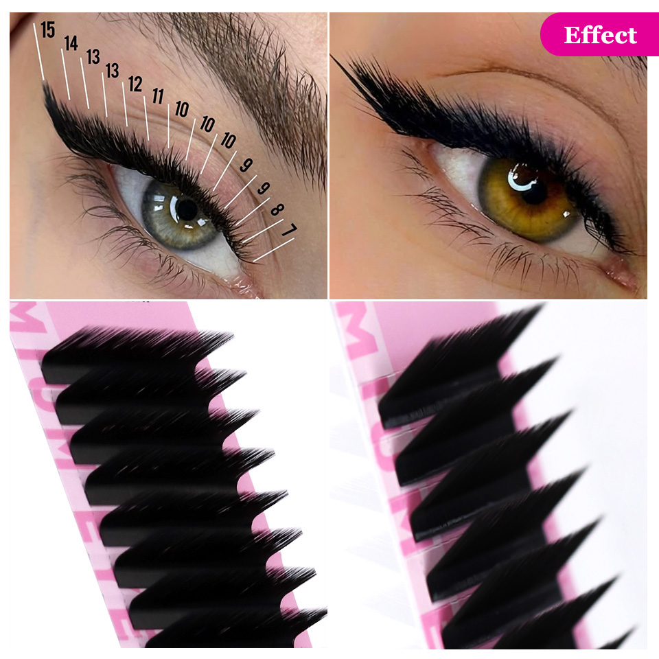 Aguud suave Natural mate negro - Eyelash Extension Korean reseña y precio