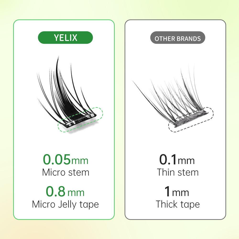 Yelix-pestañas postizas sin pe - Eyelash Extension No 10 reseña y precio