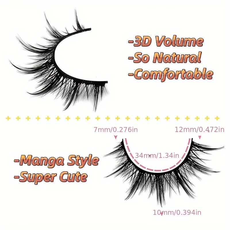 5 Pares de Pestañas Postizas E - Eyelash Extension Japanese Style reseña y precio
