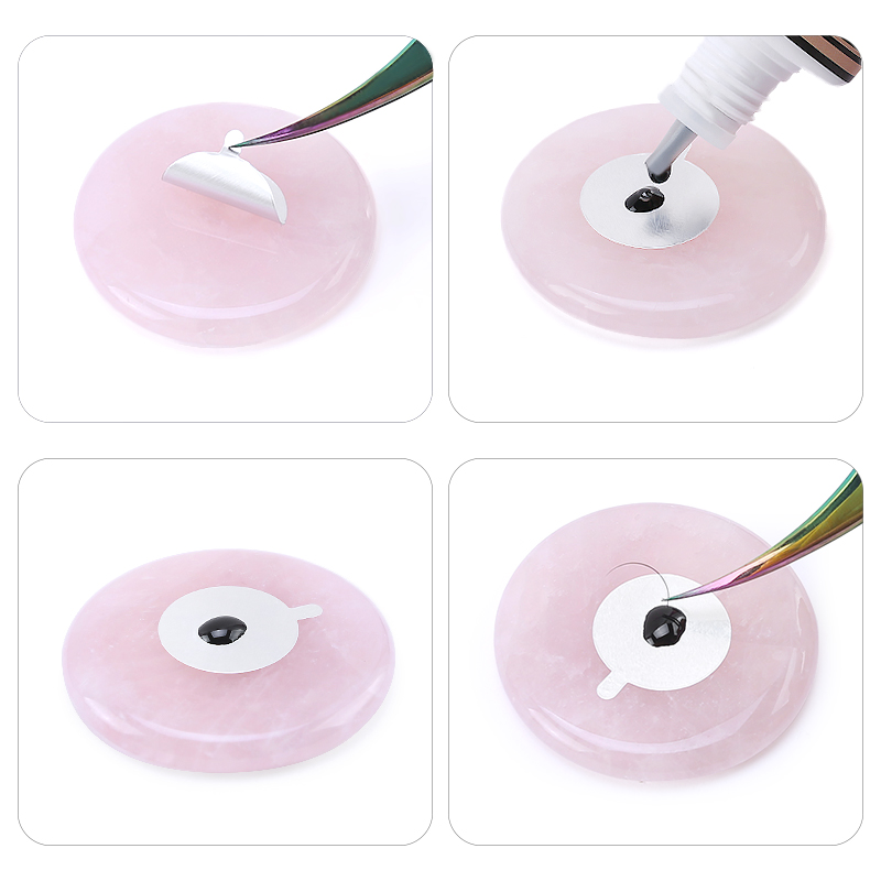 Paleta de pegamento para exten - Eyelash Extension Glasses reseña y precio