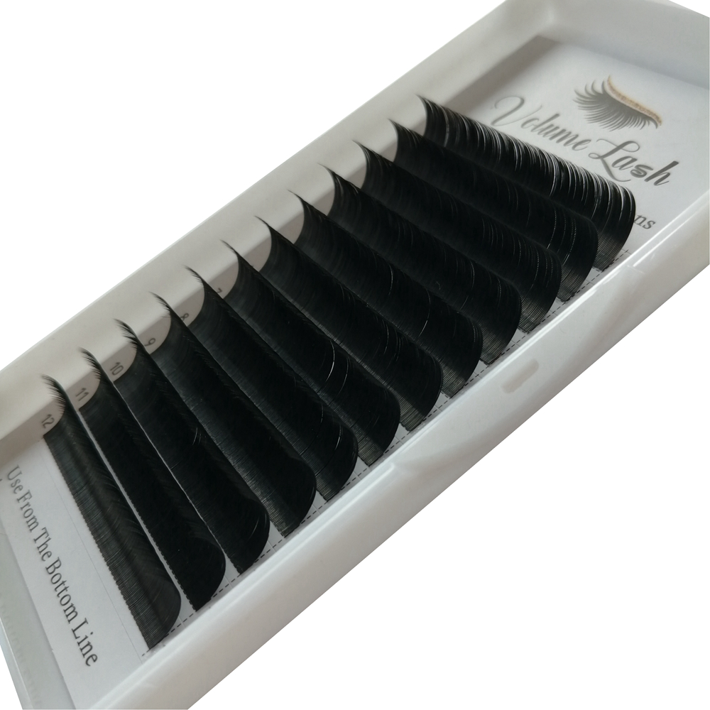 Pestañas individuales planas E - Eyelash Extension C Curl reseña y precio