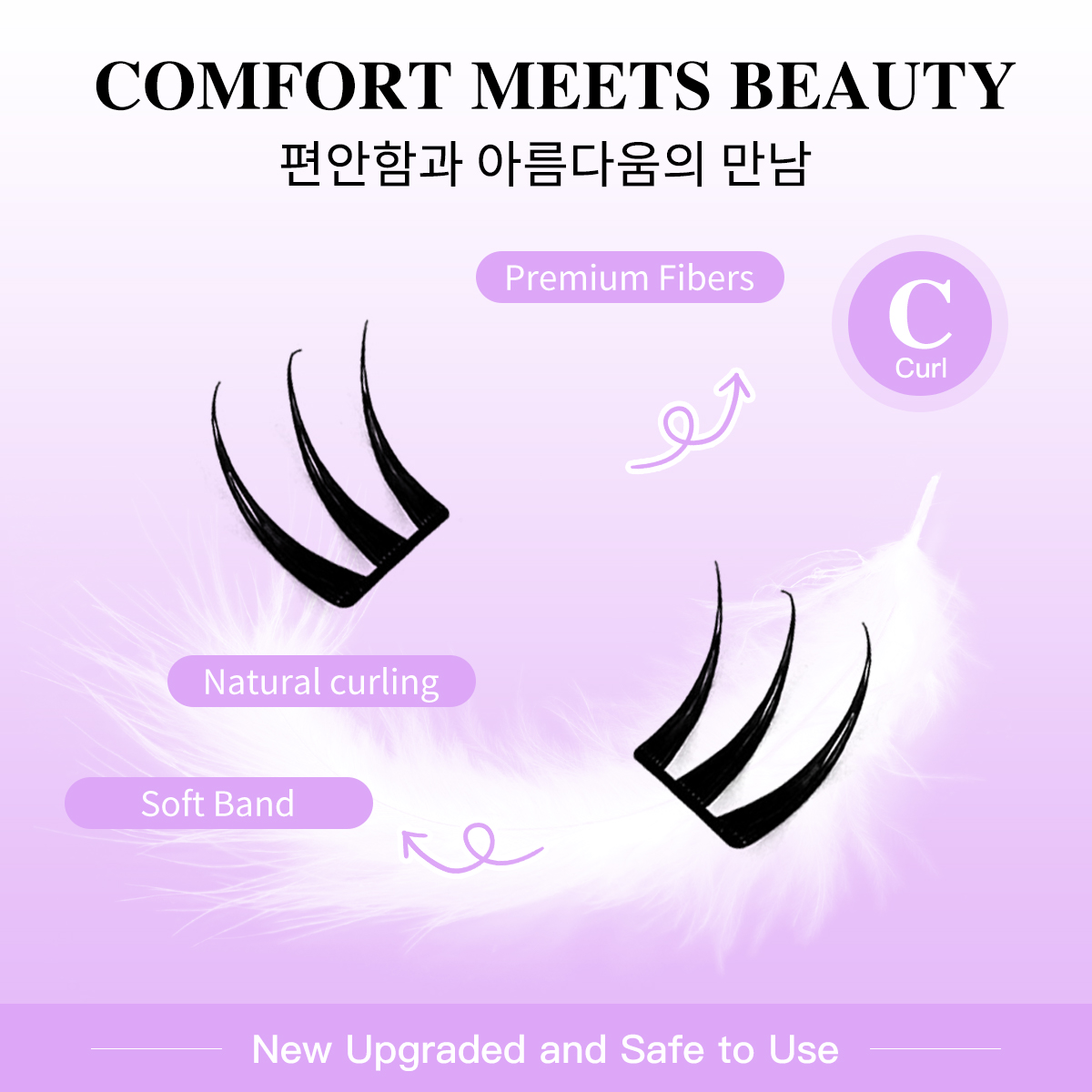 Pestañas segmentadas, serie de - Eyelash Extension Menu reseña y precio