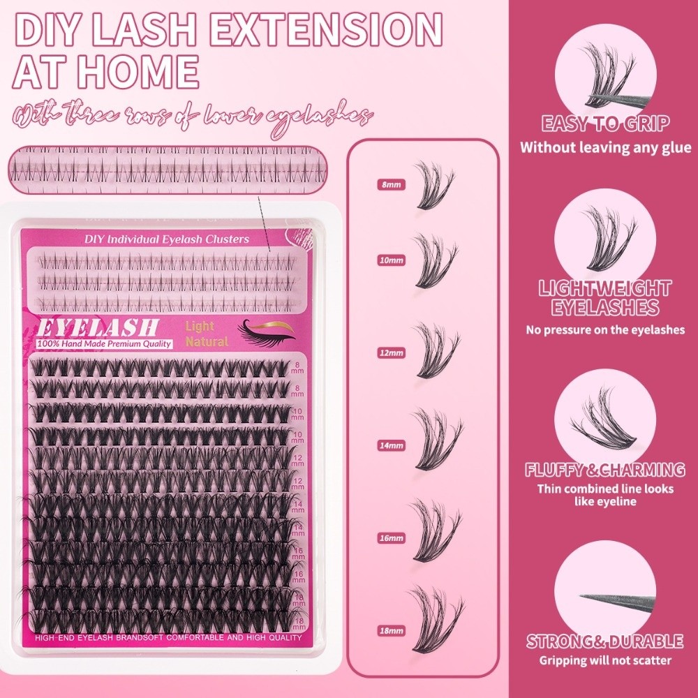 Pestañas Postizas de 8-18 mm d - Eyelash Extension Natural Look reseña y precio